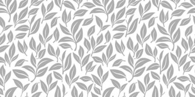 tea leaves pattern background. green leaves pattern background. Green tea leaf seamless pattern. seamless patterns with green leaves of tea. vector