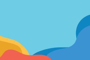 banner Color full abstract background for design vector
