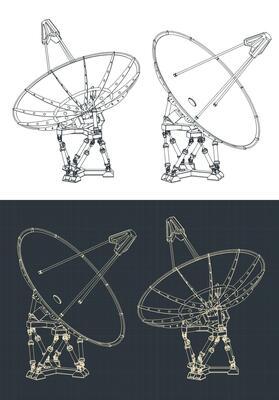 Radio telescope blueprints