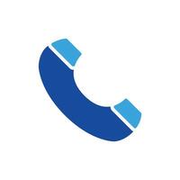 a phone icon on a white background vector