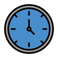 a clock icon on a white background vector