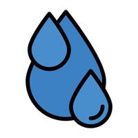 water drop icon illustration design vector