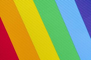 Colored background of corrugated paper. Soft focus. Copy space. photo