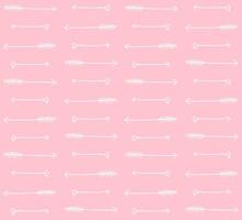 Seamless pattern of Valentines cupid arrow vector
