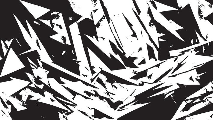 Grunge Black Scratches Overlay, Distressed and Rough Monochrome Texture on White Background for Illustrations and Backgrounds