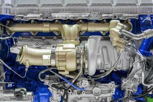 Diesel engine. Modern technologies for production of internal combustion engines. photo