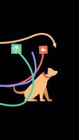 Own a Pet With a Mobile App On Alpha Channel 2D Animation Vertical video