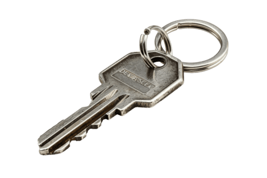 argento chiave con portachiavi png