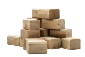 Stack of Wooden Blocks png