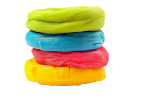 Stack of Colorful Playdough png