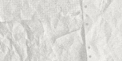 Black dotted textured background, sheets of checkered, dotted, craft paper. Noisy gritty dot halftone effect, fashionable banner in grunge style, overlay. vector