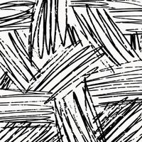 Square hand drawn pattern, pencil black chaotic hatching in different directions on white background. Textured crosshatch, scribbles, strokes and lines, sketch. vector