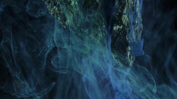 Multicolor explode smoke paint transition background - stock video