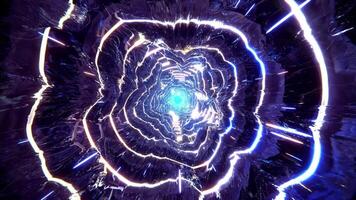 a blue and purple abstract image of a vortex video