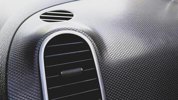 View of ac vent in classic car photo