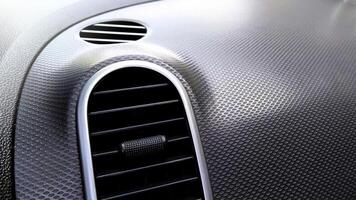 View of ac vent in classic car photo