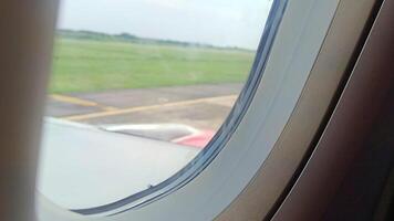 The view outside the plane if you look from the window photo