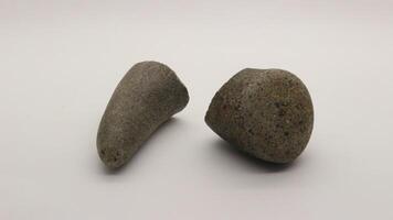 Broken stone grinder photo