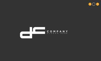 DC Alphabet letters Initials Monogram logo CD, D and C vector