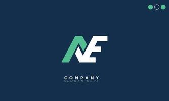 NE Alphabet letters Initials Monogram logo EN, N and E vector