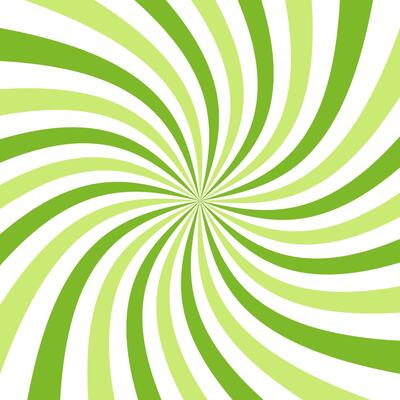 Eco green swirl pattern. Starburst, Radial swirl abstract lines