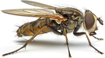 Macro Shot of a House Fly photo
