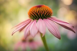 Coneflower bokeh background photo