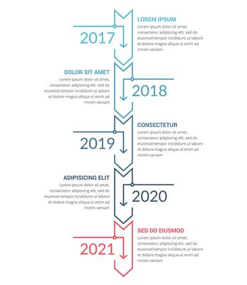 Timeline Infographics Template