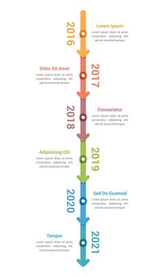 Timeline Infographics Template