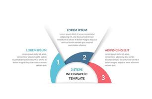 Circle Infographics - Three Elements vector