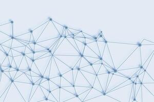 Abstract connecting dots and lines. Big data visualization, global network connection and communication technology concept background. illustration. vector