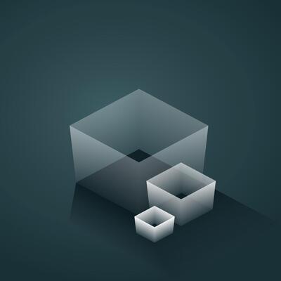 3d black gray cube and box podium minimal scene studio background. Abstract 3d geometric shape object illustration render. Display for online business product.