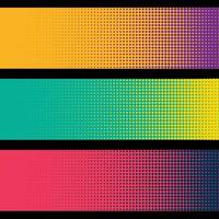 Abstract colorful halftone background. Modern gradient Multicolor Backdrop with dots. Dotted soft lines pattern. illustration. vector