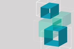 3d black gray cube and box podium minimal scene studio background. Abstract 3d geometric shape object illustration render. Display for online business product. vector