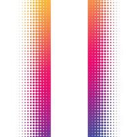 Abstract colorful halftone background. Modern gradient Multicolor Backdrop with dots. Dotted soft lines pattern. illustration. vector