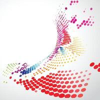 Abstract colorful halftone background. Modern gradient Multicolor Backdrop with dots. Dotted soft lines pattern. illustration. vector