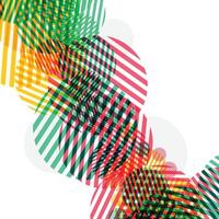 Abstract colorful circular motion lines, illustration. vector