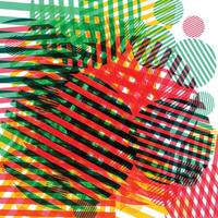 Abstract colorful circular motion lines, illustration. vector