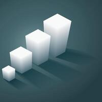 3d black gray cube and box podium minimal scene studio background. Abstract 3d geometric shape object illustration render. Display for online business product. vector