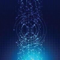 Digital Data Flow Background. Big Data Technology Lines. Data Transmission Concept. High Speed Internet. Information Matrix Flow in Virtual Reality Cyberspace. Illustration. vector