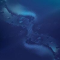 Digital Data Flow Background. Big Data Technology Lines. Data Transmission Concept. High Speed Internet. Information Matrix Flow in Virtual Reality Cyberspace. Illustration. vector