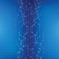 Abstract blue technology background design in eps 10 vector