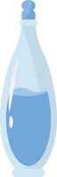 Magic Potion Bottle with Elixir. Illustration in Cartoon Design. vector