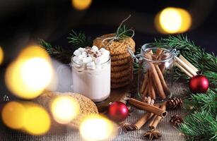 Christmas background, for the design of banners and postcards, as well as for the design of a social network photo