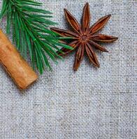 New Year and Christmas background and frame for the design of banners and postcards, as well as for any design on the theme of Christmas and New Year. photo