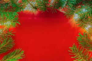 Christmas frame background for the design of banners and postcards for the new year photo