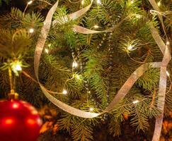 New Year and Christmas background and frame for the design of banners and postcards, as well as for any design on the theme of Christmas and New Year. photo
