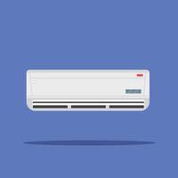 Illustration of flat air conditioner technology. suitable for poster use and web design vector