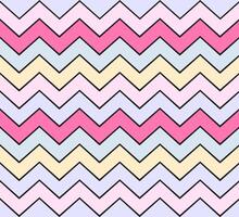 colorful hand-drawn kid's chevron pattern. colorful zigzag pattern. vector