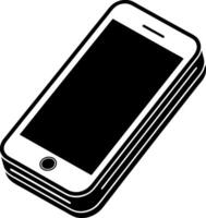 Smart Mobile Phone silhouette vector